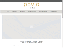 Tablet Screenshot of pavia.com.tr